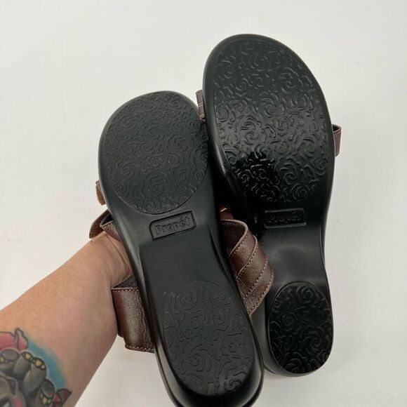 Propet Aurora Wedge Brown Orthopedic Sandals‎ - Picture 3 of 5